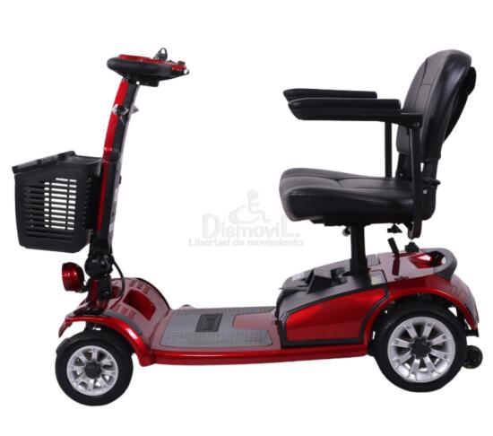 Scooter electrico Mate rojo vista lateral izquierda.jpg