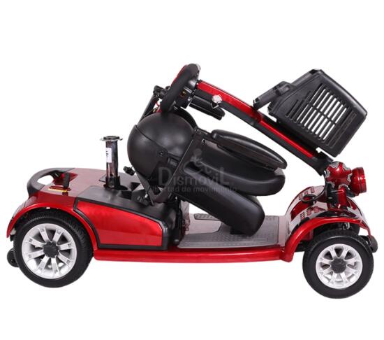 Scooter electrico Mate rojo plegado.jpg